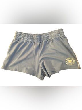 Nike Women's Light Blue Athletic Shorts with Elastic Waistband